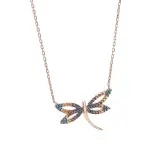 Naszyjnik ważka celebrytka Naszyjnik ważka celebrytka