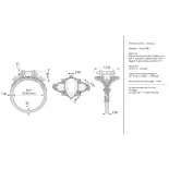 Pierścionek z dużym diamentem