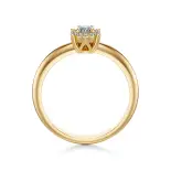 Pierścionek zaręczynowy z diamentami Pierścionek zaręczynowy z diamentami