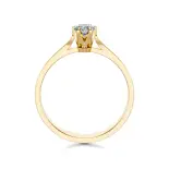 Pierścionek zaręczynowy z brylantem Pierścionek zaręczynowy z brylantem