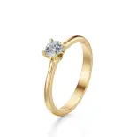 Klasyczny pierścionek zaręczynowy