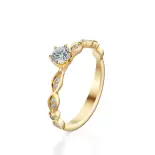 Pierścionek zaręczynowy z diamentami Pierścionek zaręczynowy z diamentami