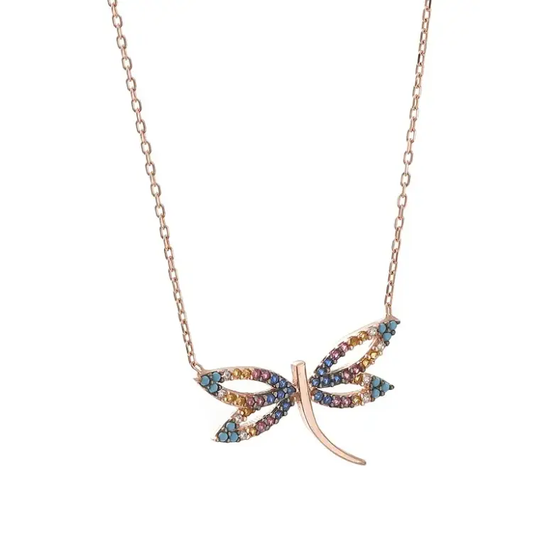 Naszyjnik ważka celebrytka Naszyjnik ważka celebrytka