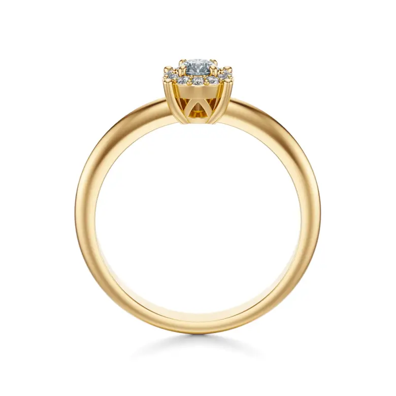 Pierścionek zaręczynowy z diamentami Pierścionek zaręczynowy z diamentami