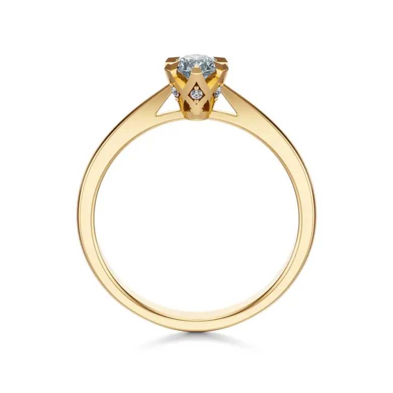 Pierścionek diament