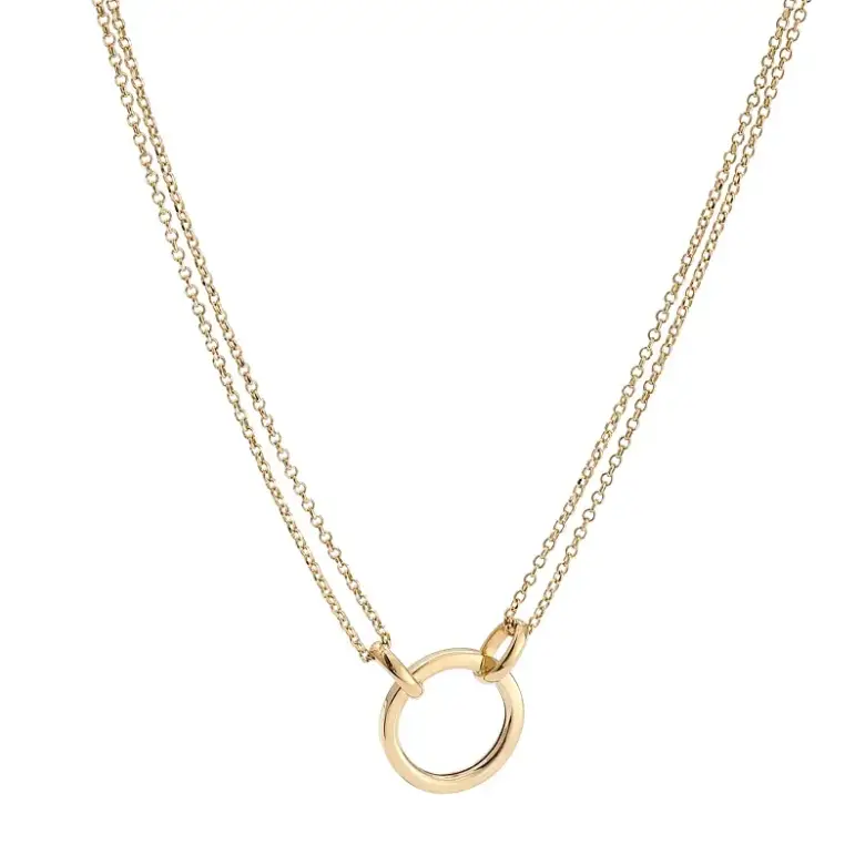 Złoty łańcuszek z zawieszką Złoty łańcuszek z zawieszką