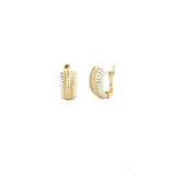 Złote kolczyki zapięcie angielskie Złote kolczyki zapięcie angielskie