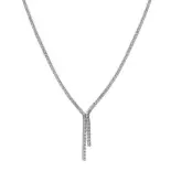 Naszyjnik srebrny z cyrkoniami