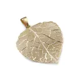 Złota zawieszka liść Złota zawieszka liść