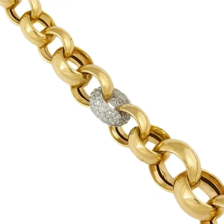 gruby zloty naszyjnik z cyrkoniami-1271