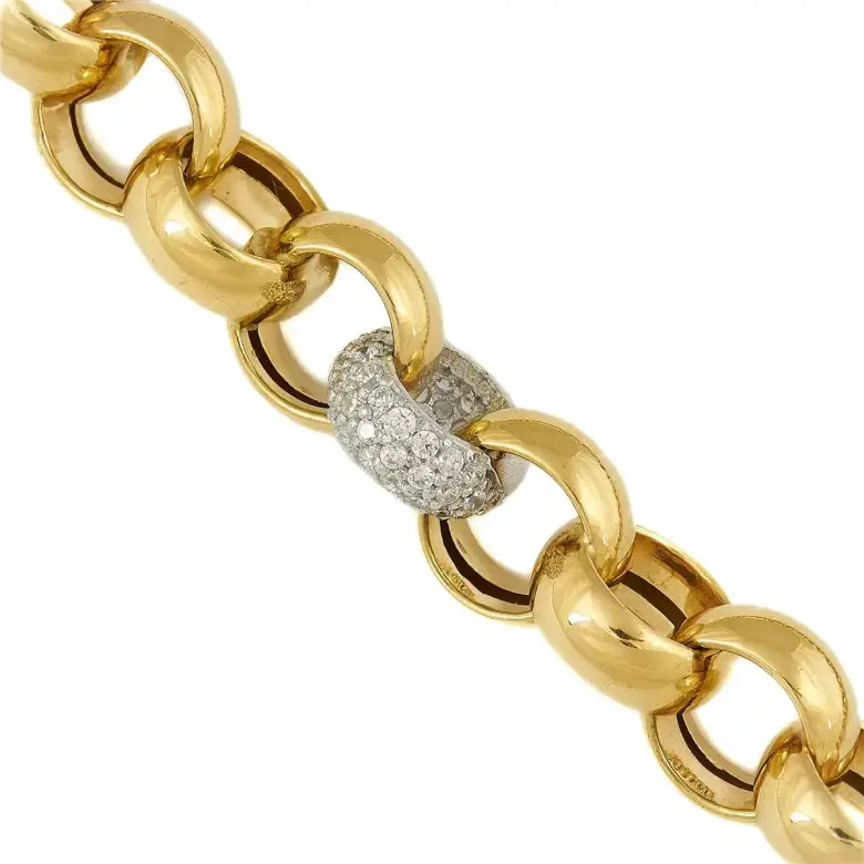 gruby zloty naszyjnik z cyrkoniami-1272