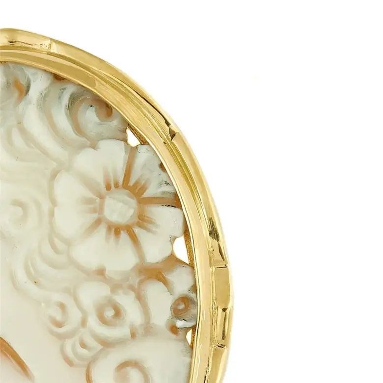 kamea naszyjnik złoty-1284 kamea naszyjnik złoty-1284