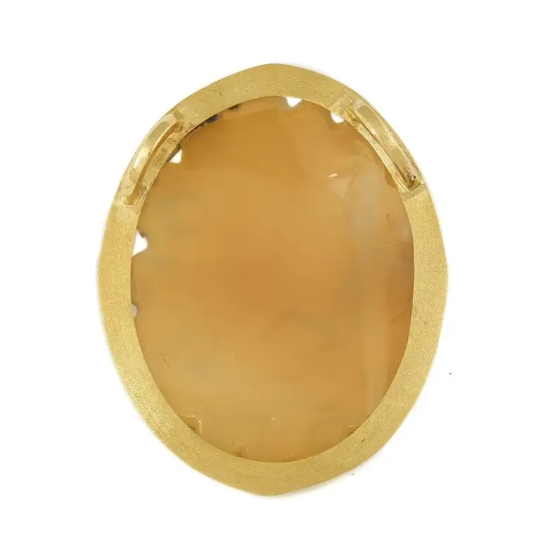 kamea naszyjnik złoty-1285 kamea naszyjnik złoty-1285