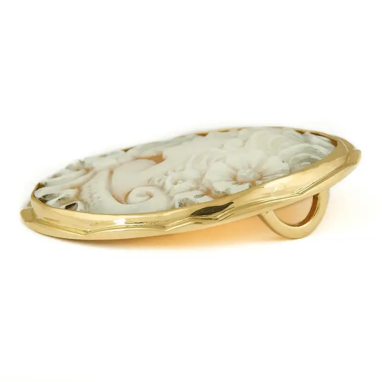 kamea naszyjnik złoty-1286 kamea naszyjnik złoty-1286