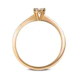 Złoty pierścionek zaręczynowy z diamentem-1652 Złoty pierścionek zaręczynowy z diamentem-1652