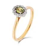 Pierścionek z aleksandrytem naturalnym