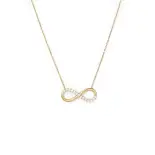 Celebrytka złota nieskończoność