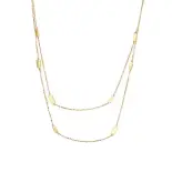 Złoty naszyjnik celebrytka 585