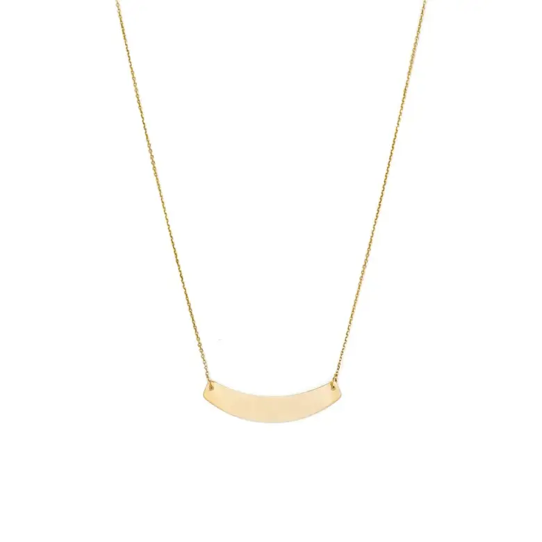 Złota celebrytka blaszka