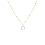 Złoty wisiorek w kształcie koła-182 Złoty wisiorek w kształcie koła-182