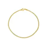 Bransoletka złota dwukolorowa o splocie Bismark Bransoletka złota dwukolorowa o splocie Bismark