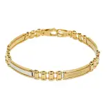 Złota męska bransoletka Złota męska bransoletka