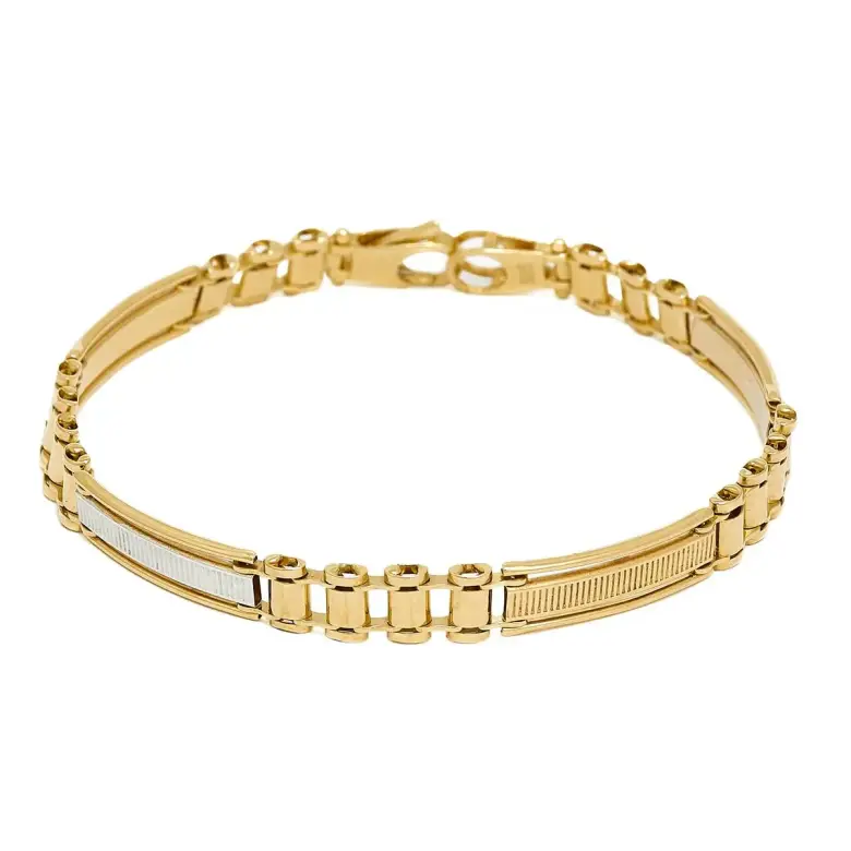 Złota męska bransoletka Złota męska bransoletka