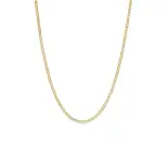 Złoty łańcuszek splot pancerka grawerowana