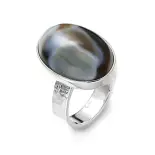 Srebrny pierścionek z dużym kamieniem Srebrny pierścionek z dużym kamieniem