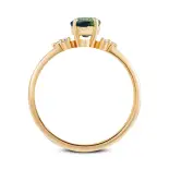 Pierścionek z aleksandrytem naturalnym-3018