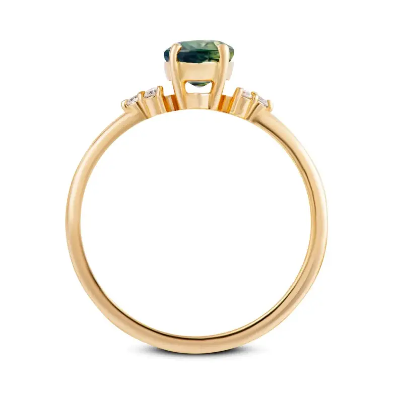 Pierścionek z aleksandrytem naturalnym-3018