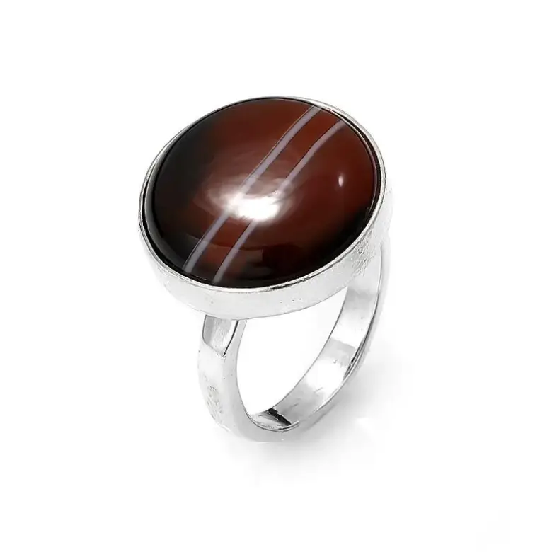 Pierścionek z kamieniem naturalnym Pierścionek z kamieniem naturalnym