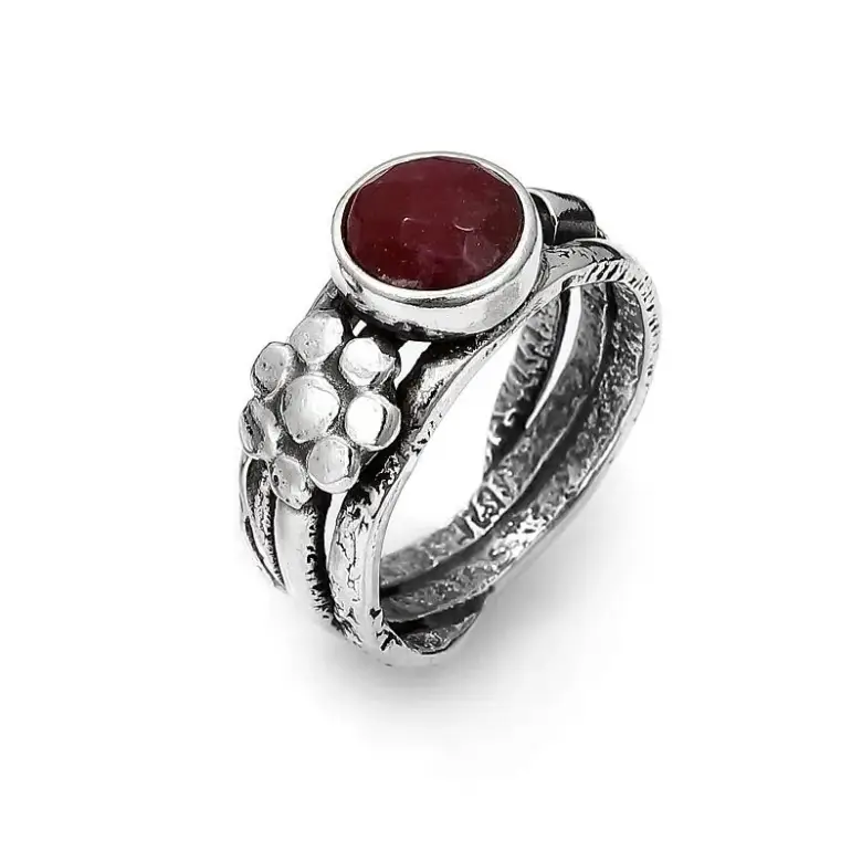 Duży srebrny pierścionek-3491 Duży srebrny pierścionek-3491