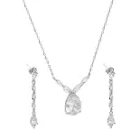 Zestaw kolczyki i naszyjnik-3523 Zestaw kolczyki i naszyjnik-3523