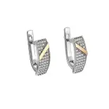 Kolczyki srebrne z cyrkoniami