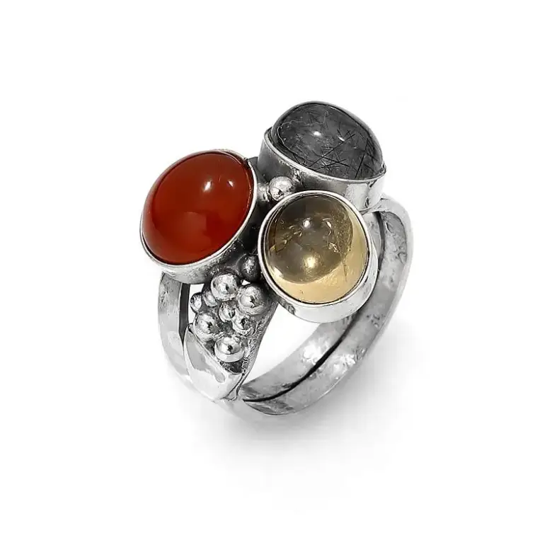 Pierścionek z kolorowymi kamieniami-3572 Pierścionek z kolorowymi kamieniami-3572