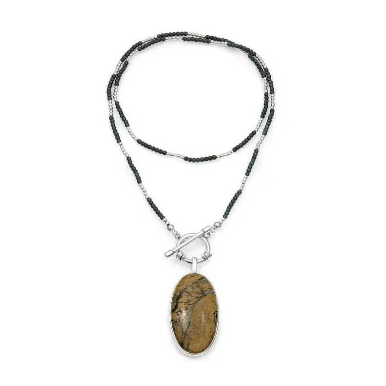 Naszyjnik z naturalnych kamieni