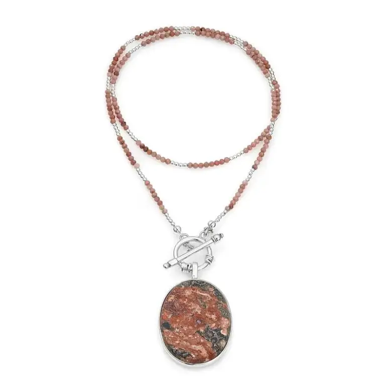 Naszyjnik z naturalnych kamieni