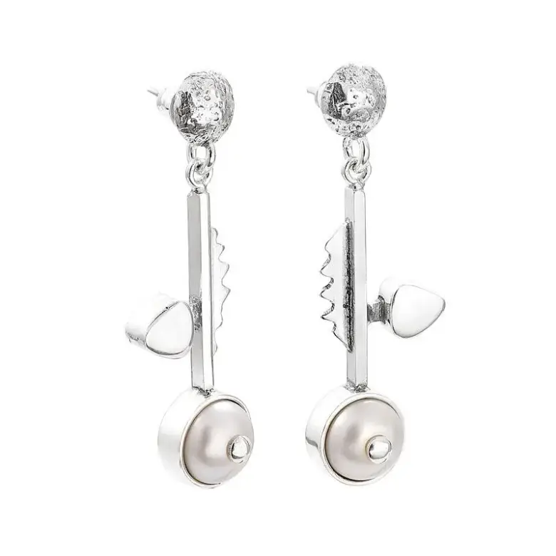 Srebrne kolczyki z perłą Srebrne kolczyki z perłą