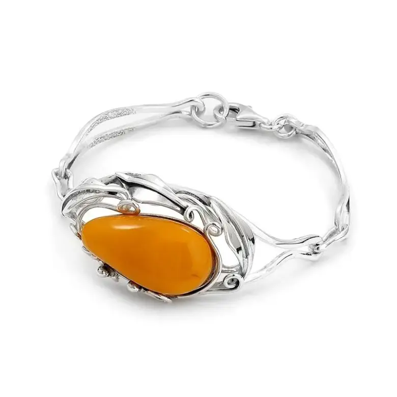 Bransoleta z bursztynem Bransoleta z bursztynem