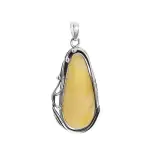 Wisior z bursztynu w srebrze Wisior z bursztynu w srebrze