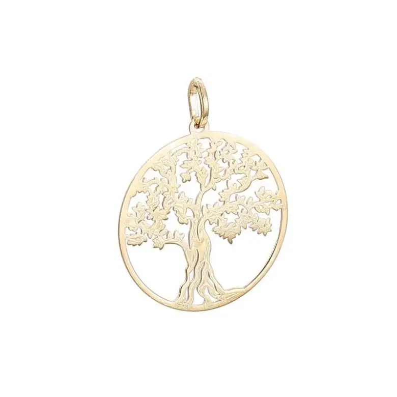 Złoty wisiorek drzewko szczęścia Złoty wisiorek drzewko szczęścia