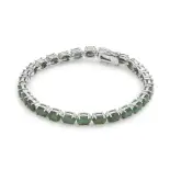 Bransoletka srebrna z kamieniami