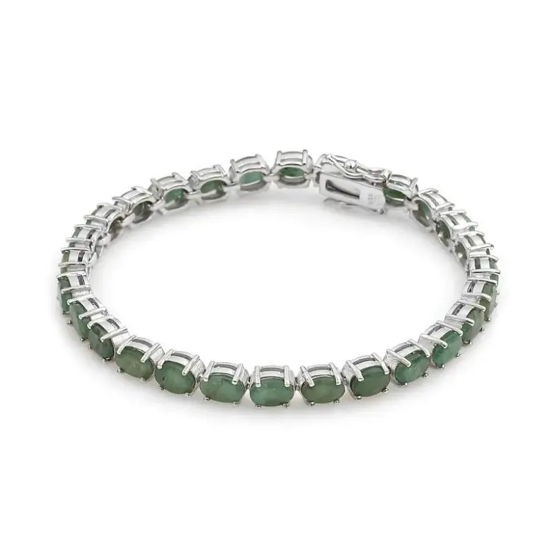 Bransoletka srebrna z kamieniami