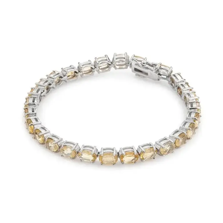 Bransoletka srebrna z kamieniami