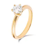 Pierścionek z brylantem pół karata Pierścionek z brylantem pół karata