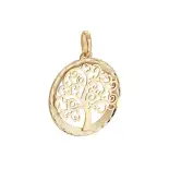 Złoty wisiorek drzewko szczęścia Złoty wisiorek drzewko szczęścia