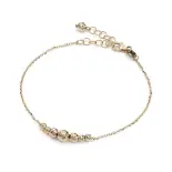 Złota bransoletka z kuleczkami Złota bransoletka z kuleczkami