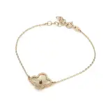 Delikatna złota bransoletka Delikatna złota bransoletka