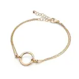 Złota bransoletka z zawieszką Złota bransoletka z zawieszką